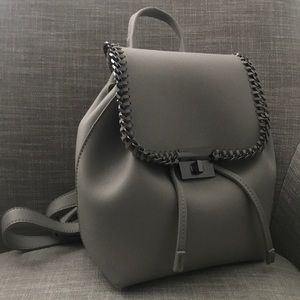 Top shop mini backpack with metal braiding detail.